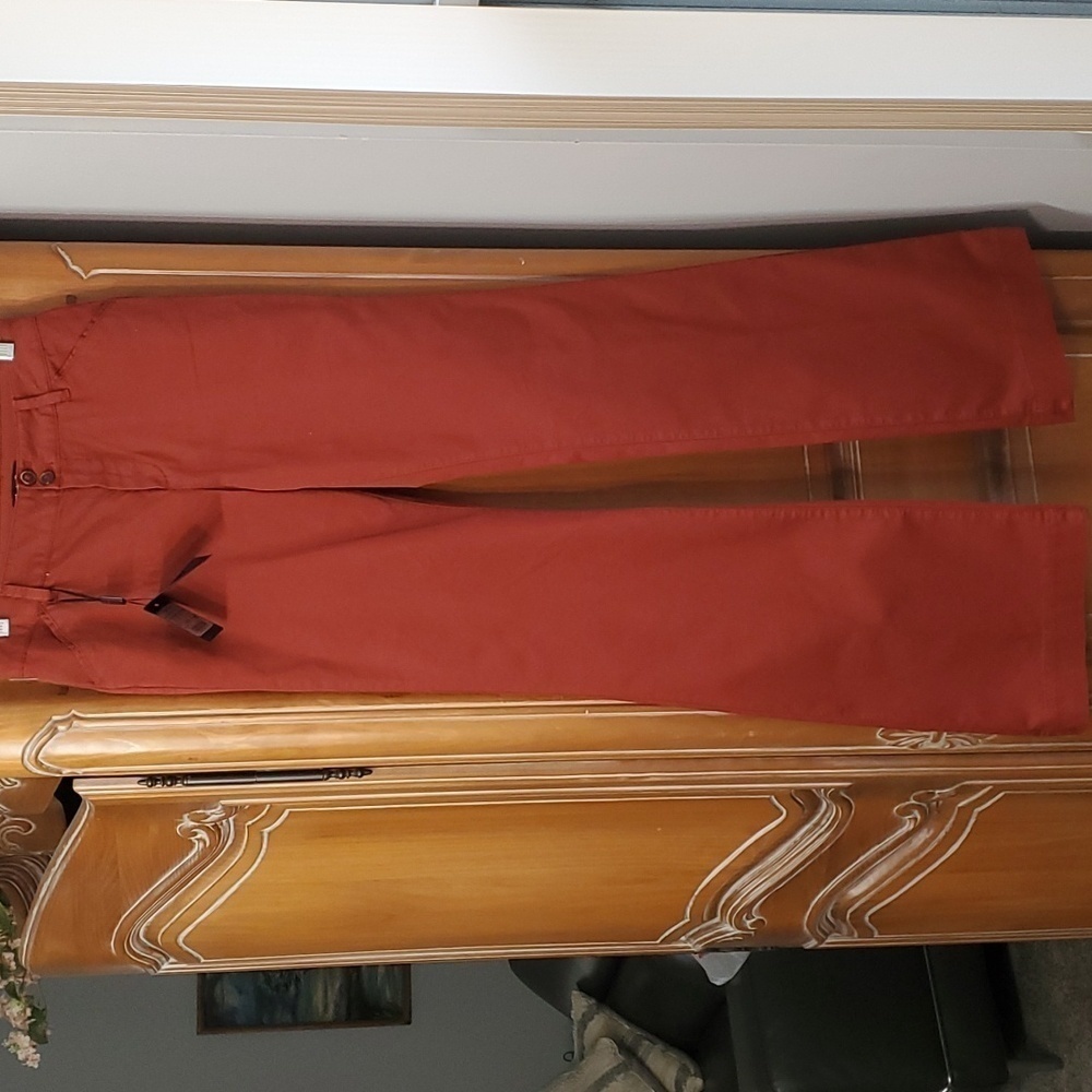 MASSIMO DUTTI, Women's pant, rust color, boot cut, bell.‎ Size 4 tall. NWT. CUTE